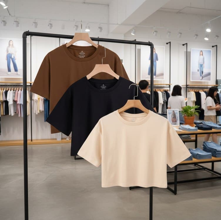 Kit 3 Cropped Feminino Oversized Academia Malha Premium 100%